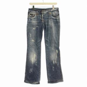 デニムパンツ G8100 ダメージ加工 ジーンズ 40 青 ブルー /G