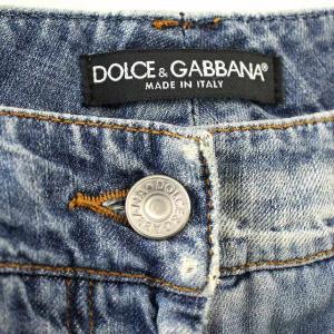 DOLCE&GABBANA デニムパンツ G8100 ダメージ加工 ジーンズ 40 青 ブルー /G