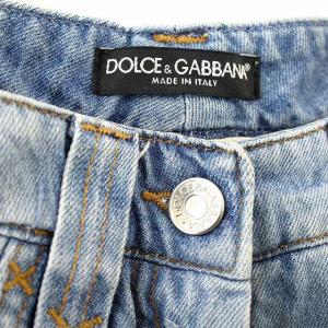 DOLCE&GABBANA デニムパンツ G8092 ダメージ加工 ジーンズ 40 青 ブルー /G