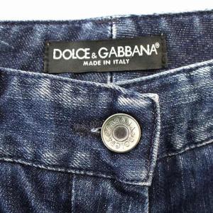 DOLCE&GABBANA デニムパンツ G8567 ダメージ加工 ジーンズ 42 インディゴ /G