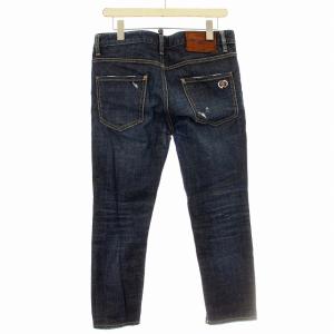 DSQUARED2 16SS デニムパンツ S72LA0835 COOL GIRL クロップド ダメージ加工 ボタンフライ