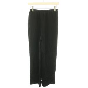 TODAYFUL 24SS サテンイージーパンツ Satin Easy Pants 36 黒 ブラック 12410709