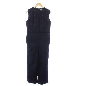 パディング ジャンプスーツ オールインワン 中綿 36 S 紺 ネイビー BA2121-3R-01 /KH