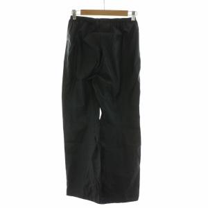 mont-bell タグ付き バーサライトパンツ イージー ロゴプリント ストレート S 黒 ブラック