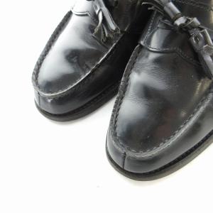 REGAL タッセルローファー JR02 ハーフサドル レザー 25.5 黒 ブラック