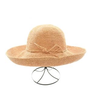 HELEN KAMINSKI 麦わら帽子 ラフィアハット ピンクベージュ