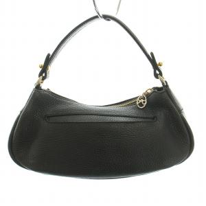 ROBERTA DI CAMERINO ハンドバッグ ブラック ゴールド