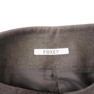 FOXEY ガウチョパンツ 40 エスプレッソ