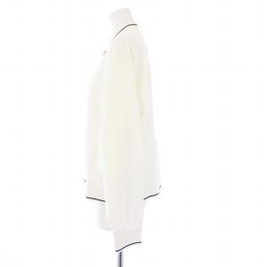 Theory 23SS Compact Crepe Sweatshirt Bomber ニットカーディガン 長袖 ジップアップ