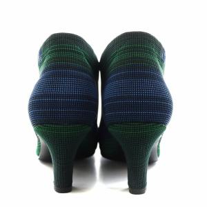 UNITED NUDE FOLD MID ブーティ ヒール 38 24.0cm 24.5cm 青 ブルー 緑 グリーン /AN2