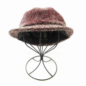 HELEN KAMINSKI キャスケット 帽子 フリンジ ウール混 紫 パープル /EE