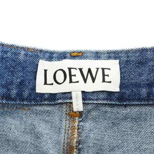 LOEWE ANAGRAM BAGGY デニムパンツ 34 ブルー S359Y11X50