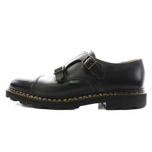Paraboot WILLIAM ダブルモンク ローファー 7.5 ブラック 981412