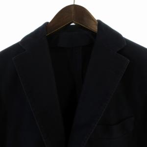 TOMORROWLAND テーラードジャケット サイドベンツ 3B シングル 金ボタン 46 M 紺 ネイビー