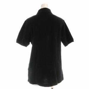 BURBERRY LONDON 子ども服 女の子 ポロシャツ ノバチェック ロゴ刺繍 半袖 160A 黒 ブラック /EE