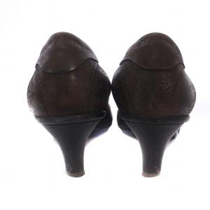 PRADA SPORT パンプス ミドルヒール レザー 35.5 ブラウン