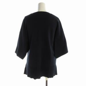 ebure スウェット トレーナー プルオーバー ビックシルエット 長袖 紺 ネイビー