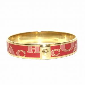 COACH シグネチャー バングル ブレスレット ピンク ゴールドカラー /DK