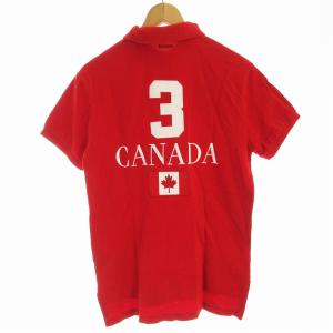 POLO RALPH LAUREN ポロシャツ 半袖 ロゴ刺繍 S 赤 レッド 1222804