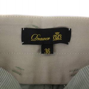 Drawer コーデュロイパンツ ベイカーパンツ ジップフライ 36 S 緑 グリーン 6514-299-0820 /BM