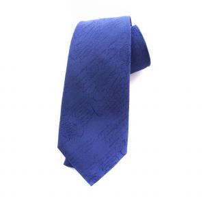 カリグラフィ ネクタイ シルク ネイビー