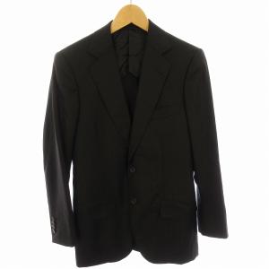 トゥモローランド ゼニア15milmil メンズスーツ　美品 トゥモローランド スーツ ブラック 44 2B ゼニア トゥモローランド