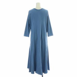 Ron Herman Wrinkle Pleats Long Sleeve Dress リンクルプリーツロングスリーブドレス フレアワンピース ミモレ