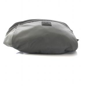 BURBERRY BLACK LABEL ボディバッグ ウエストポーチ ナイロン グレー