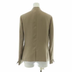 STUDIOUS スーツ セットアップ 上下 ノーカラージャケット アウター 総裏地 シングル テーパードパンツ スラックス タック ストレッチ