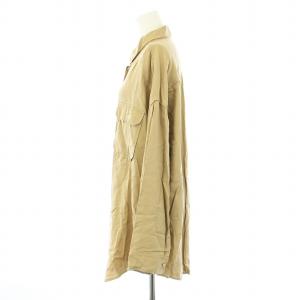 Plage 20SS Military wash シャツ2 ブラウス 長袖 ベージュ 20050922900110