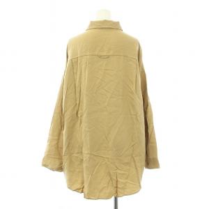 Plage 20SS Military wash シャツ2 ブラウス 長袖 ベージュ 20050922900110