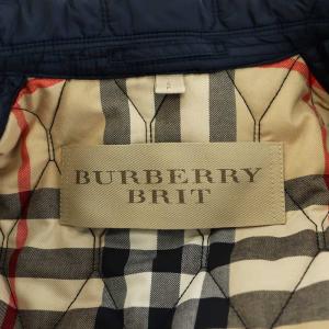 BURBERRY BRIT キルティングジャケット 中綿 アウター S 紺 ネイビー