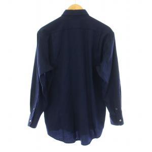 burberrys ヴィンテージ シャツ ウール L ネイビー