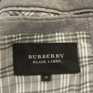 BURBERRY BLACK LABEL テーラードジャケット スウェット素材 M グレー