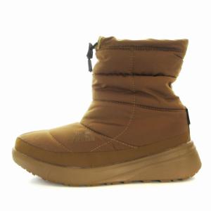 THE NORTH FACE ヌプシ ブーティ ウォータープルーフ VIII 防寒ブーツ ロゴ UK4 22.5 茶 ブラウン NFW52272