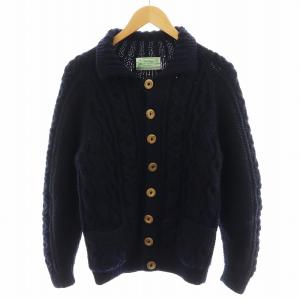 3A CARDIGAN ウール ネイビー