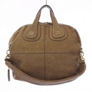 ナイチンゲール オーストリッチ 2WAY レザー ベージュ