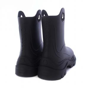 MONCLER 24年製 MISTY レインブーツ ショート 38 ブラック 4G00010-M3549