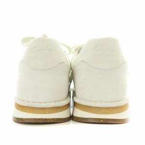 Clarks CRAFTRUN TOR クラフトラントア ローカットスニーカー シューズ レザー メッシュ 切替 US11 28cm ライトグレー