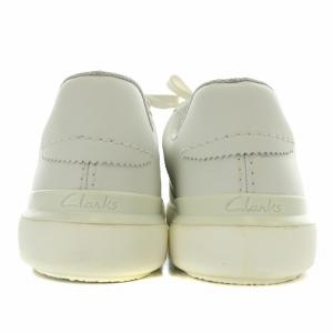 Clarks COURTLITE TIE コートライトタイ ローカットスニーカー シューズ レザー 切替 US11 28cm ライトグレー