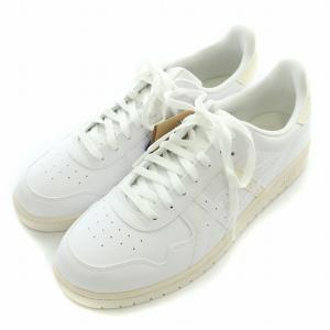 asics JAPAN S ローカットスニーカー シューズ レザー 厚底 US11 28.5cm 白 ホワイト タグ付き