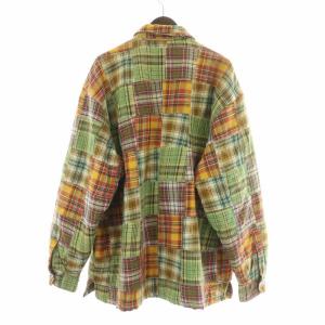 Nigel Cabourn 中綿ジャケット ステンカラー アウター チェック柄 総柄 4 XS マルチカラー