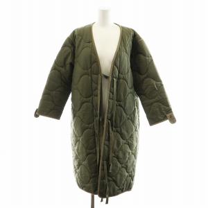 高密度ナイロン リップストップキルティングコート XS カーキ MB174-2008