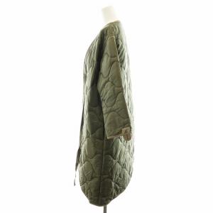 MADISONBLUE 高密度ナイロン リップストップキルティングコート XS カーキ MB174-2008