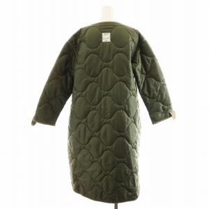 MADISONBLUE 高密度ナイロン リップストップキルティングコート XS カーキ MB174-2008