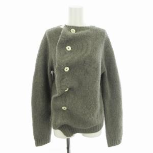 アシンメトリーカーディガン 38 グレー