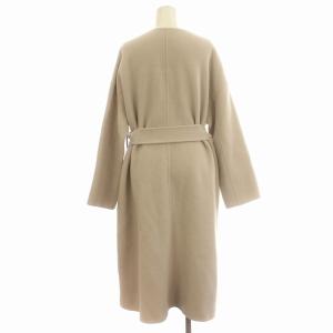 N.O.R.C ノーカラーコート ベルテッドコート ロング コート 1 S グレージュ /G