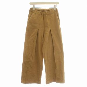 イージーパンツ タック ワイド パンツ 0 S ベージュ /G