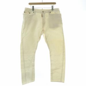 デニムパンツ ジーンズ ジップフライ 50 L 白 ホワイト /BB