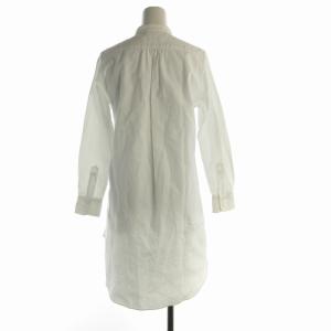 HAVERSACK バンドカラー ロングシャツ バンドカラー 長袖 0 S 白 ホワイト